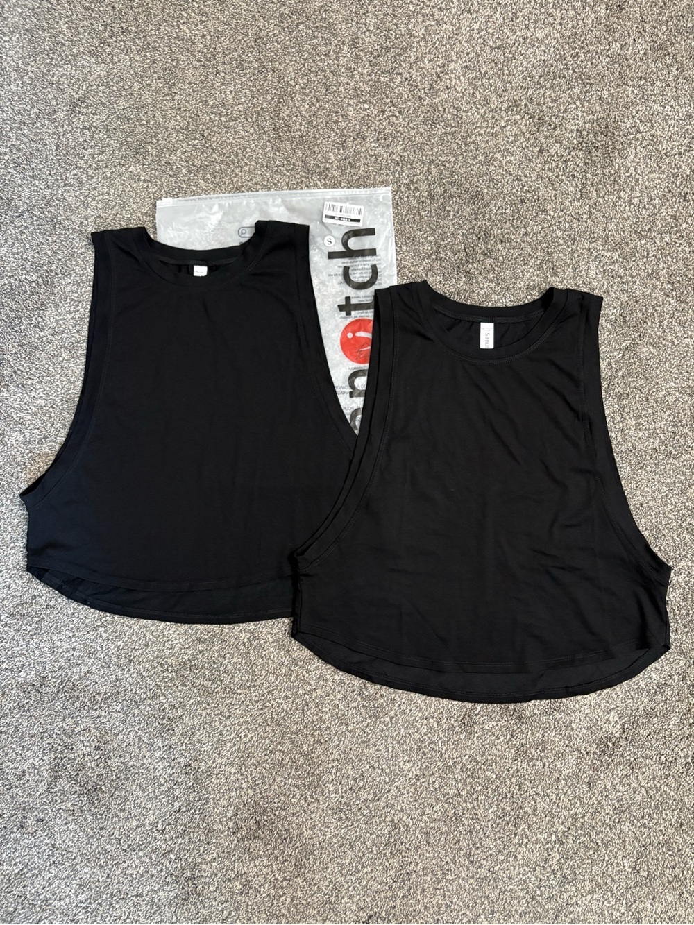 Sanutch Pima Cotton Cropped Muscle Tee Tank Top